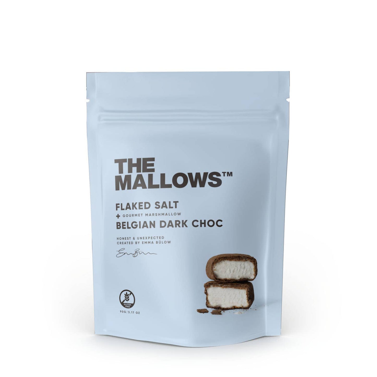 The Mallows Dubai Chocolate – Marshmallows mit belgischer Zartbitterschokolade und Fleur de Sel, 90g