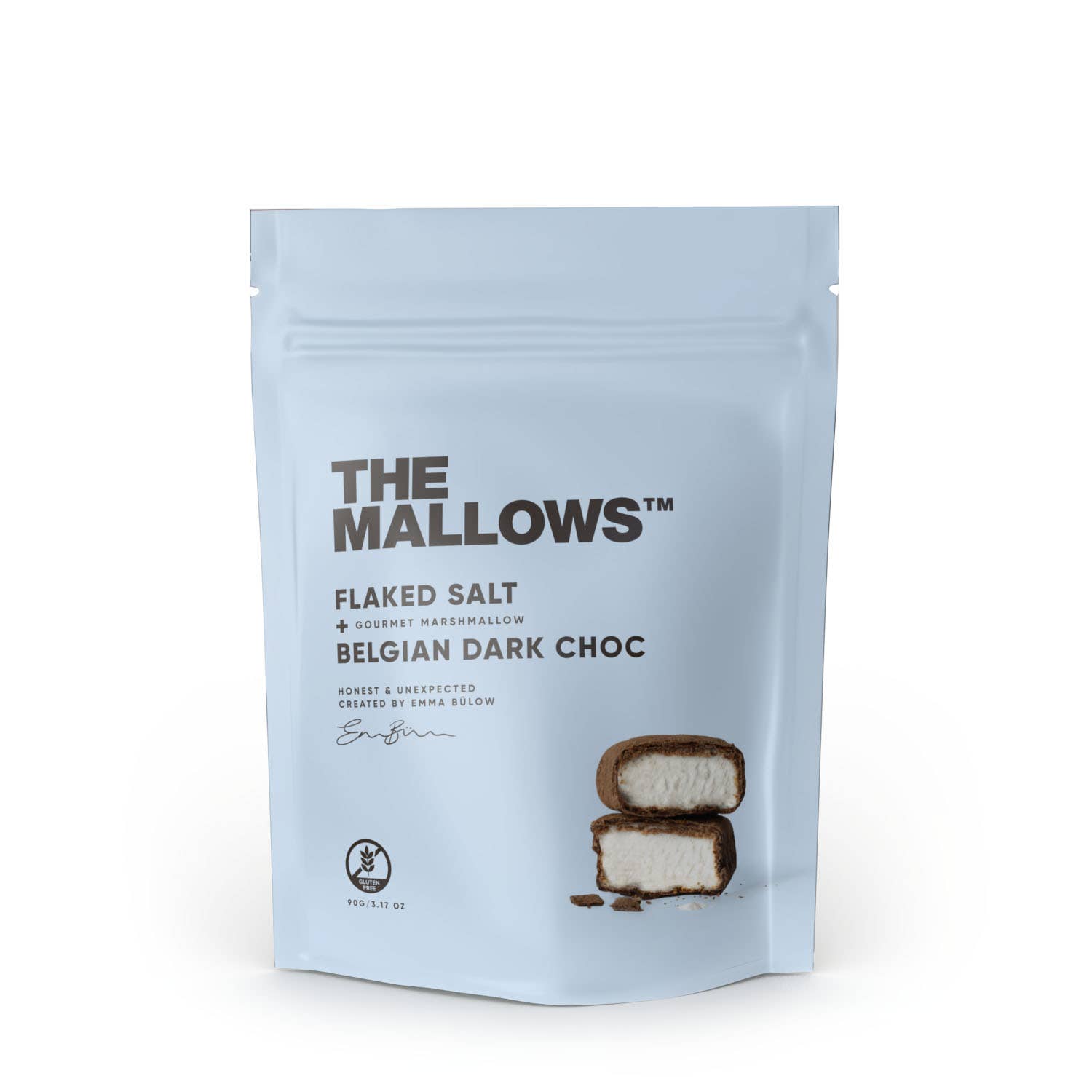 The Mallows Dubai Chocolate – Marshmallows mit belgischer Zartbitterschokolade und Fleur de Sel, 90g