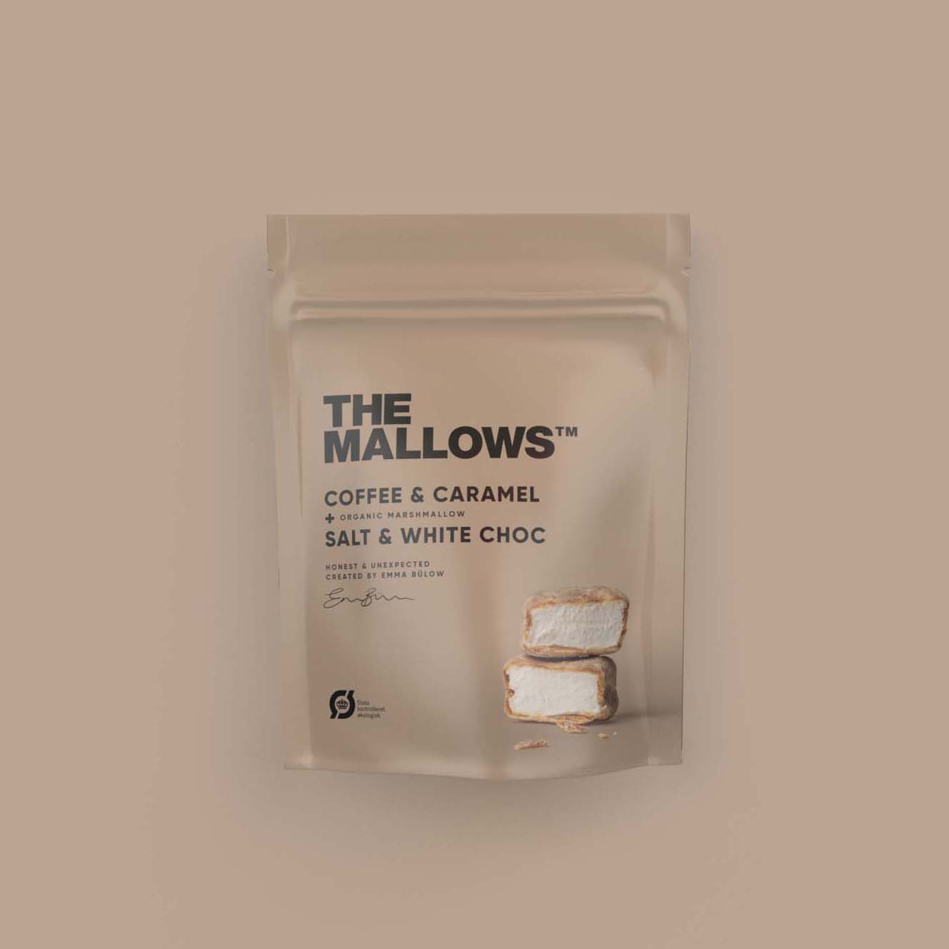 Chocolat Dubai inspiriert – The Mallows Coffee & Caramel Marshmallows 90g, ideal zum Verschenken