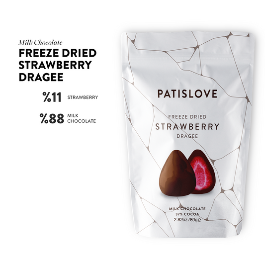 Freeze Dried Erdbeere Dragee in Milchschokolade 80g – Dubai Chocolate Style, jetzt kaufen