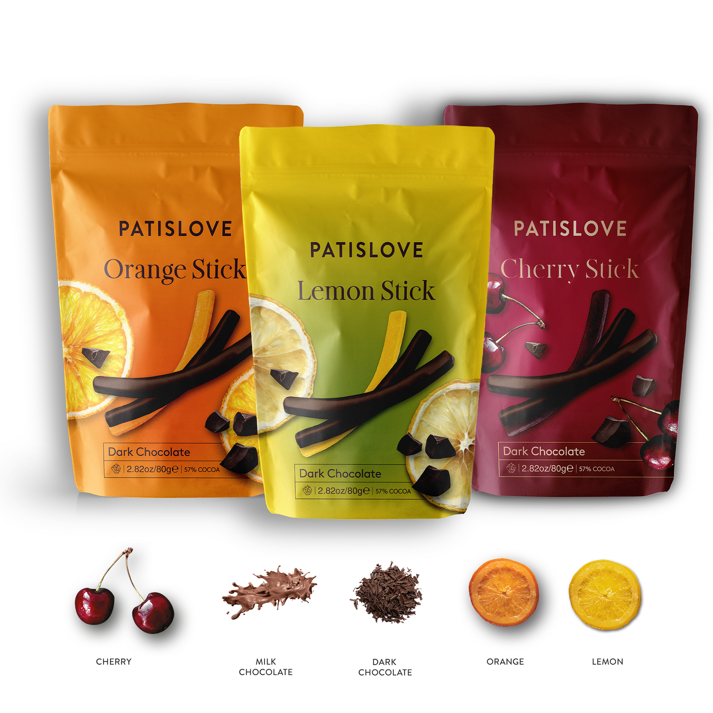 Dubai Chocolate Dark Lemon Stick 80g geöffnet – cremige Zitronenfüllung in knackiger dunkler Schokolade