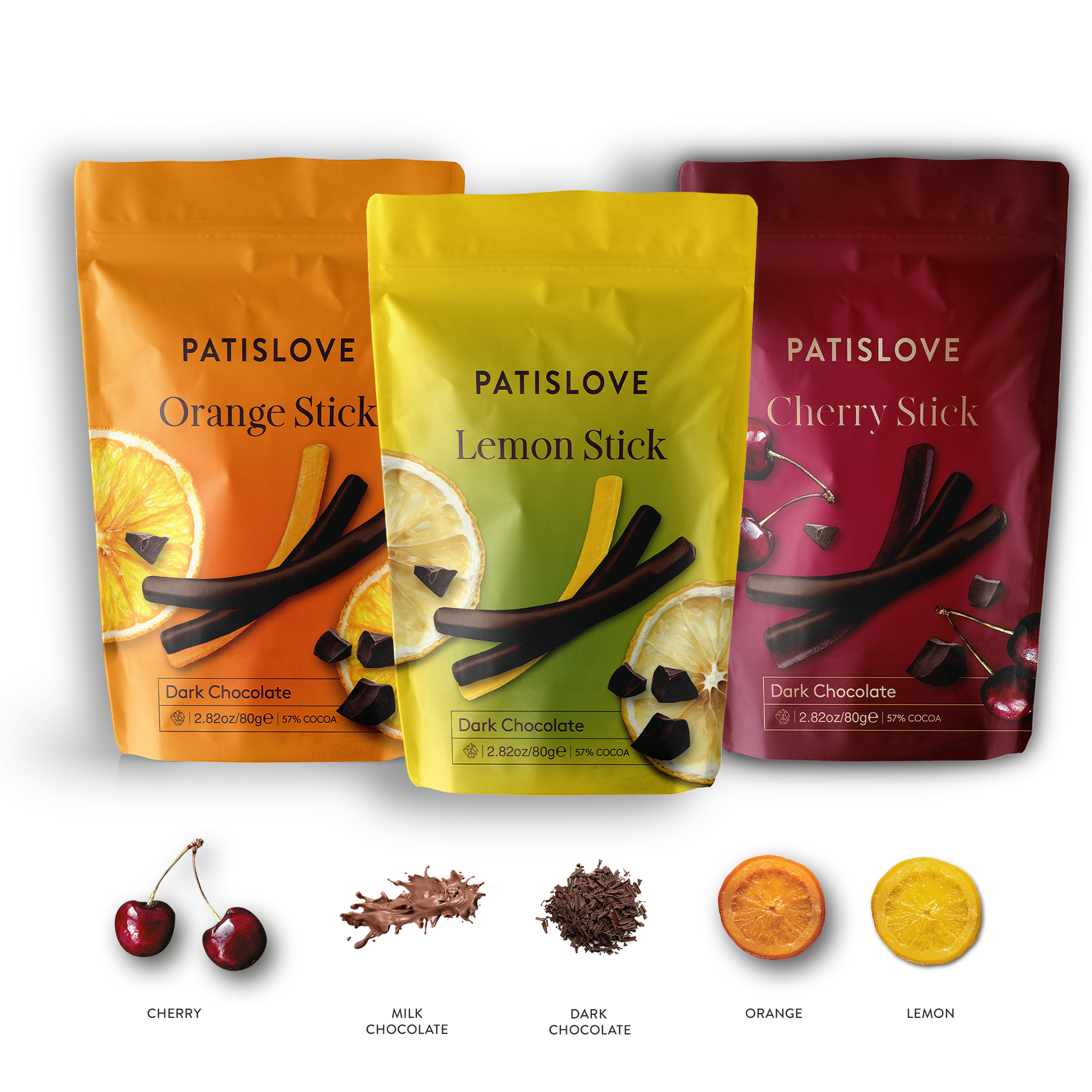 Dubai Chocolate Dark Lemon Stick 80g geöffnet – cremige Zitronenfüllung in knackiger dunkler Schokolade