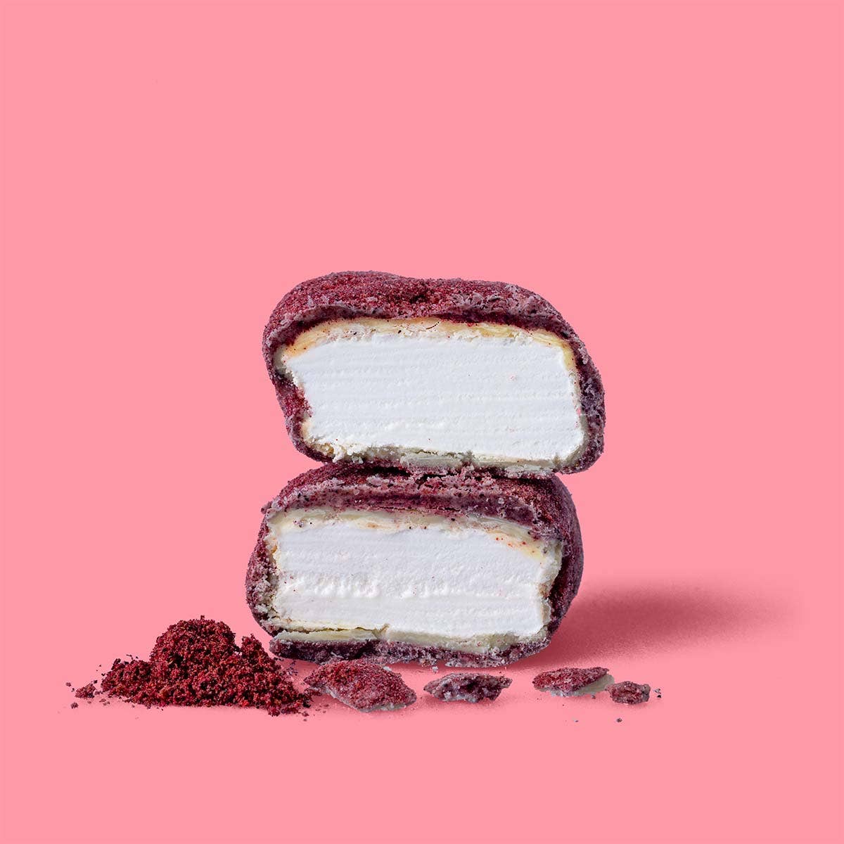 Schokolade Dubai Style: The Mallows Marshmallows mit Blackcurrant & White Choc, fruchtig-süsse Verführung