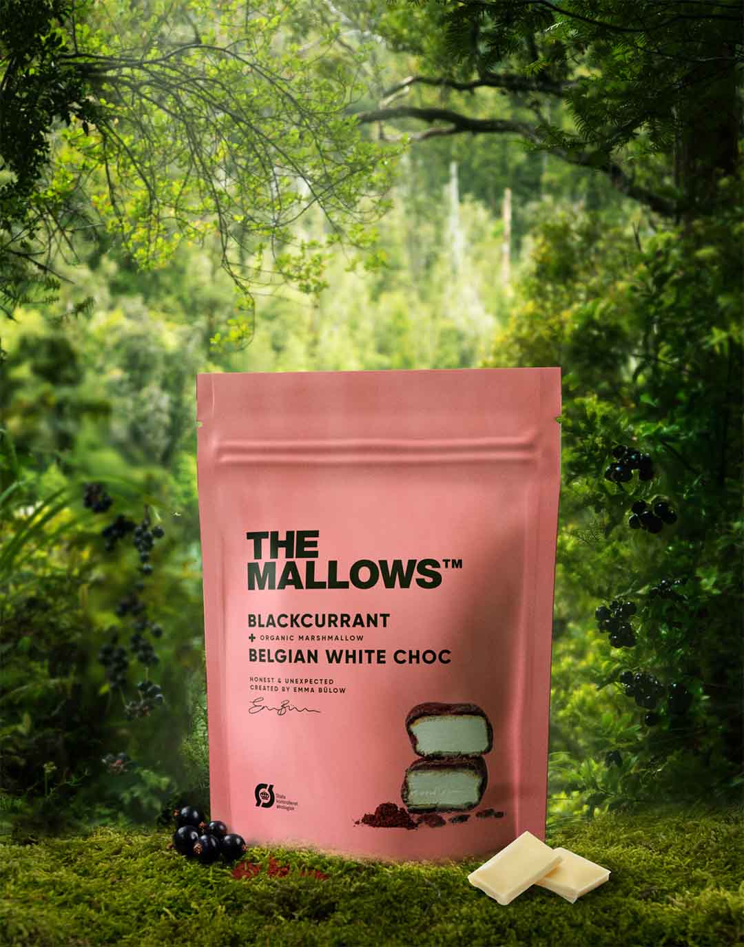 Chocolat Dubai Genuss – The Mallows Choc Coated Marshmallows Blackcurrant & weisse Schokolade kaufen