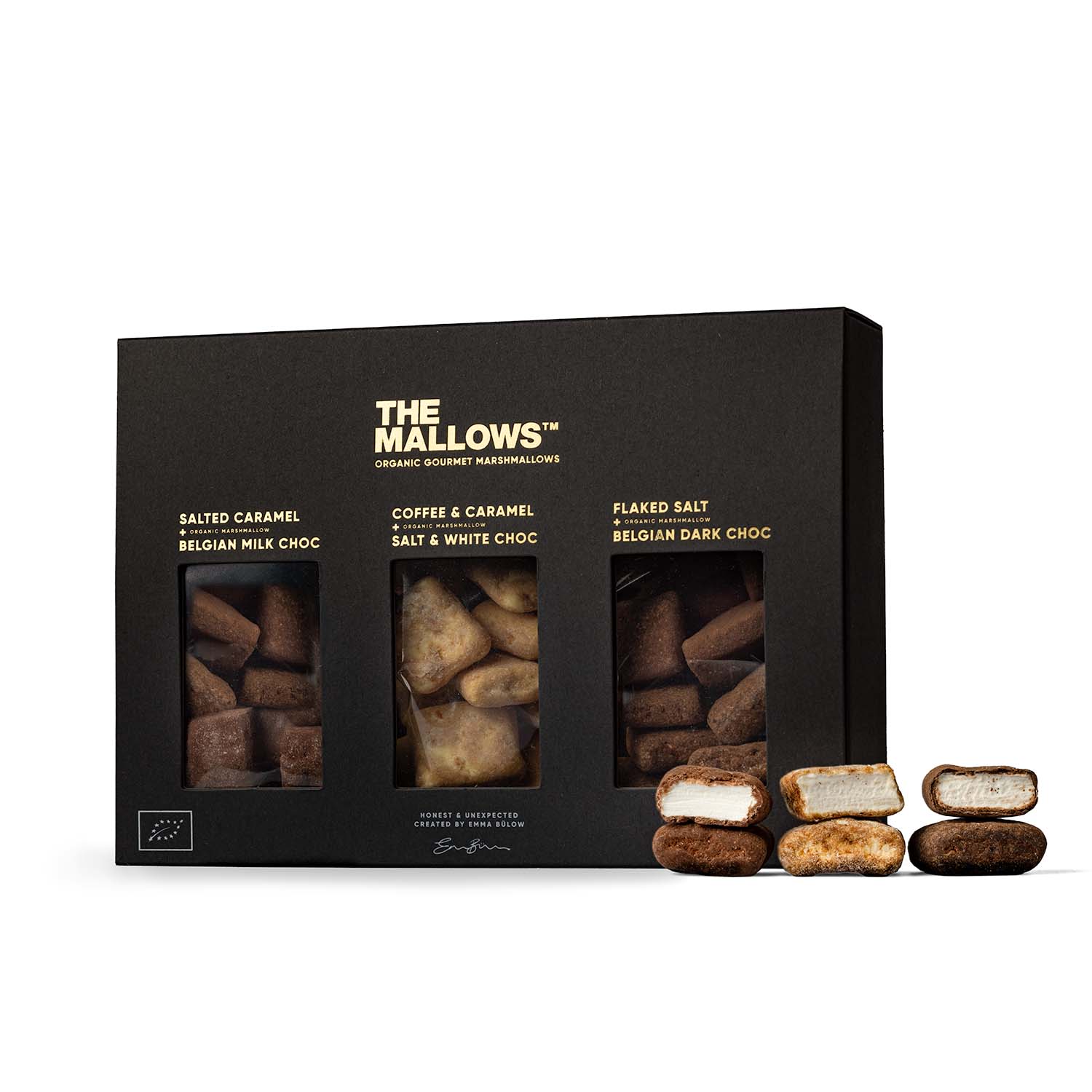 The Gourmet Mallows Gift Box – edles Geschenkset mit handgemachten Marshmallows, perfekt zum Verschenken