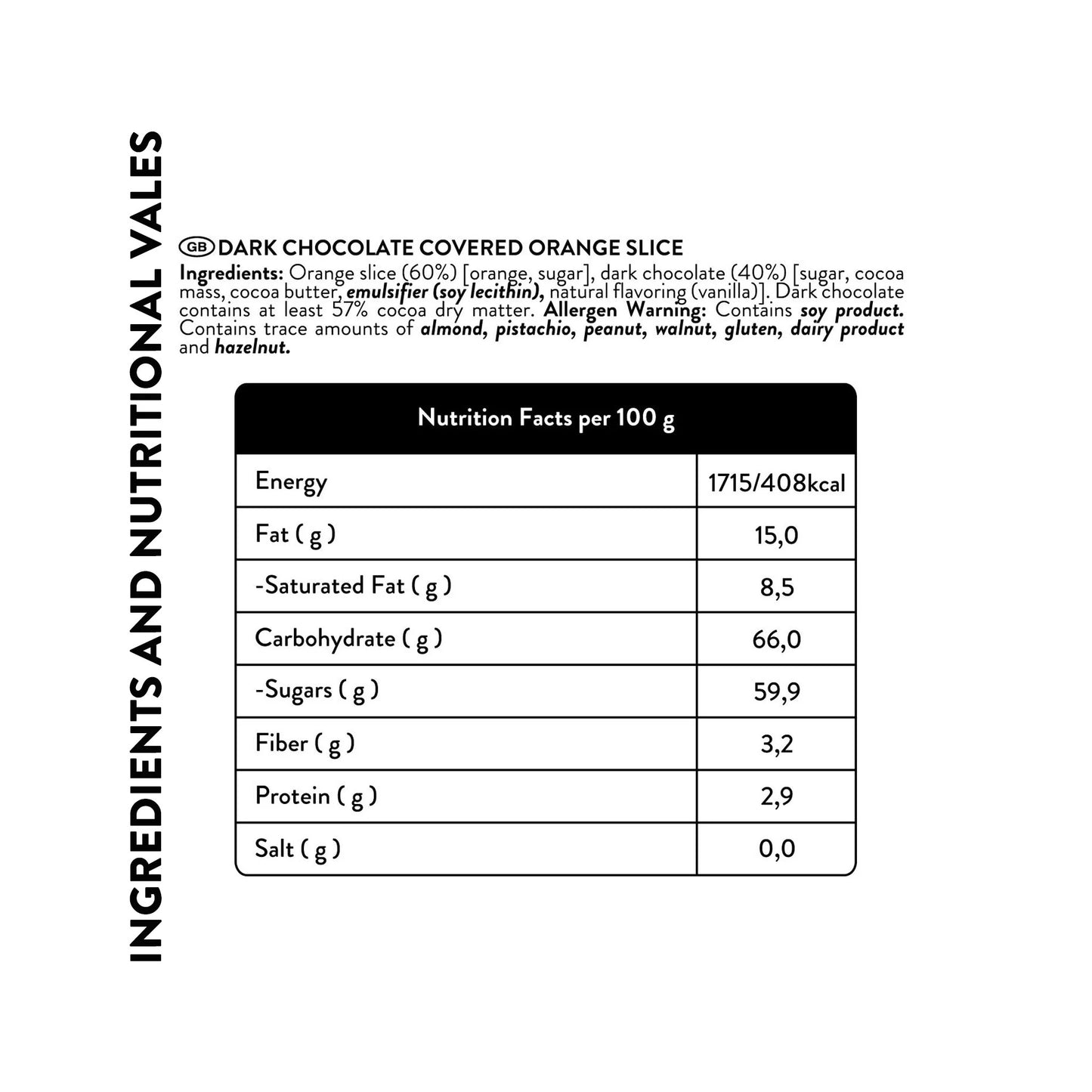 Dubai Chocolate Dark Orange Slice – glänzende Glasur, perfektes Geschenk aus der Schweiz