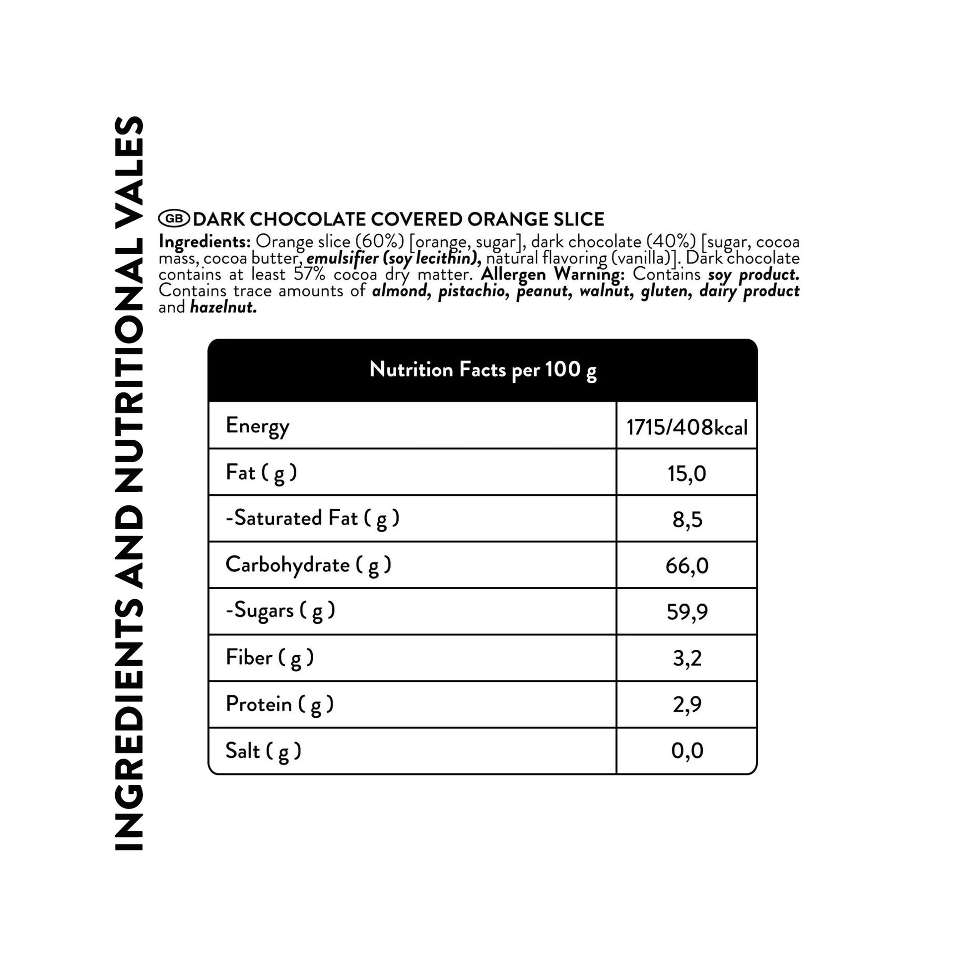 Dubai Chocolate Dark Orange Slice – glänzende Glasur, perfektes Geschenk aus der Schweiz