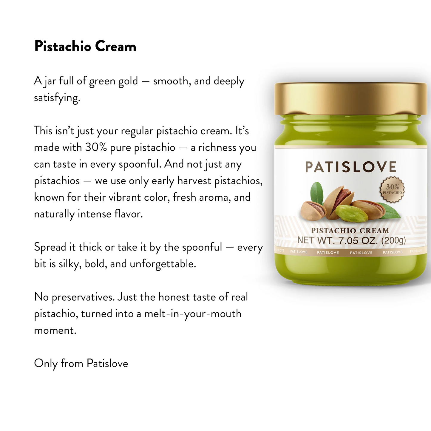 Patislove Pistazien Creme – 200g