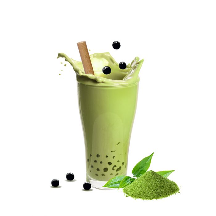 Matcha Latte Bubble Tea Zutaten-Pack – alles inklusive für 6 Portionen, einfach zubereiten